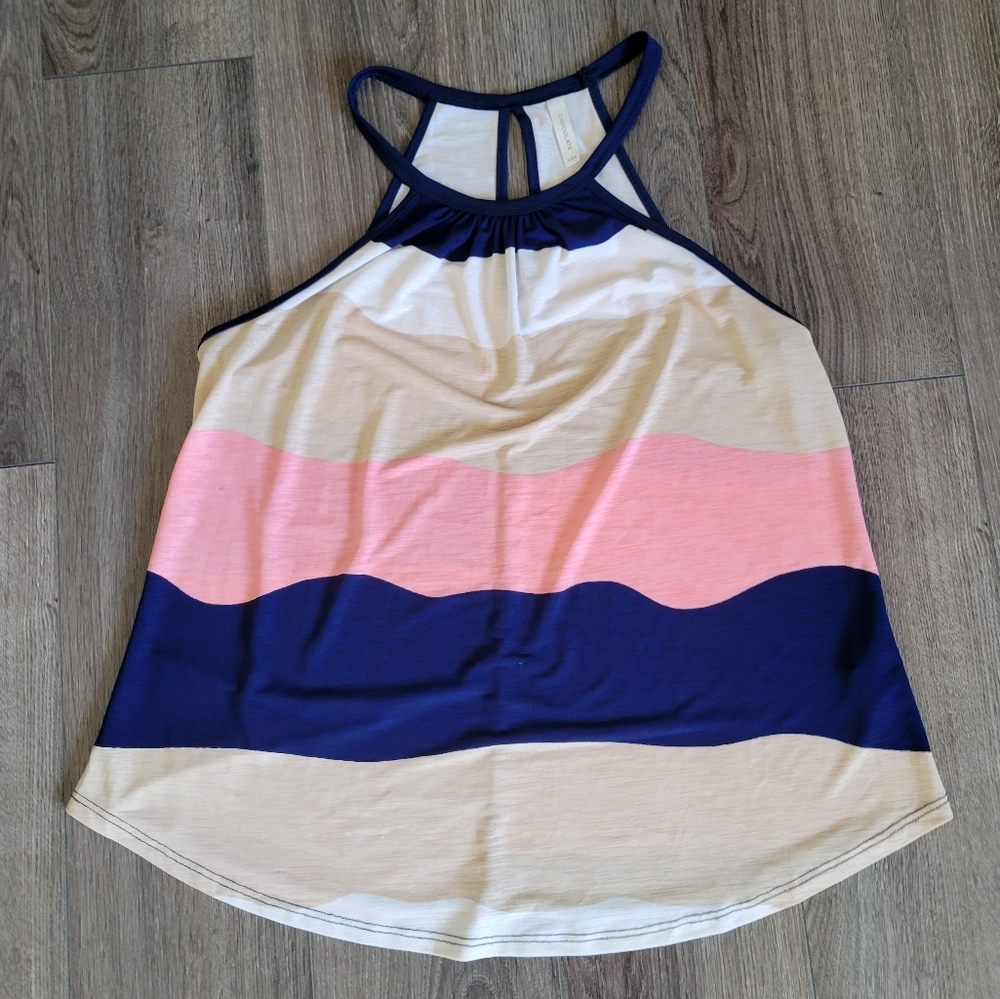 CHOCOLATE Halter Tank - Picture 1 of 5